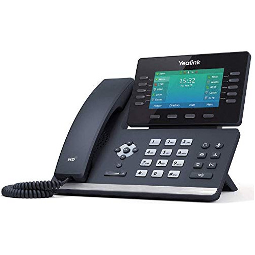 Teléfono Ip Yealink T54w, 16 Cuentas Voip, Pantalla Co...