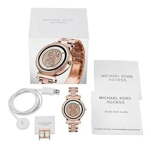 Mk sofie smartwatch rose sale gold