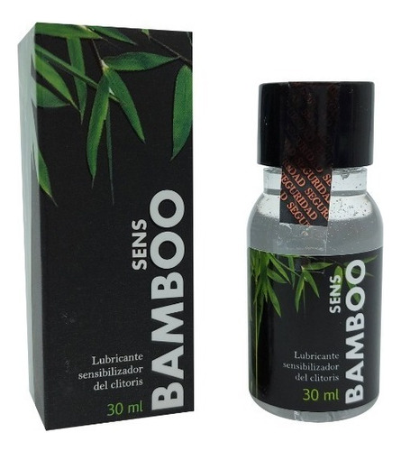 Lubricante Gel Base Agua Multiorgásmico Clitoral Bamboo 30ml Sabor Fresa