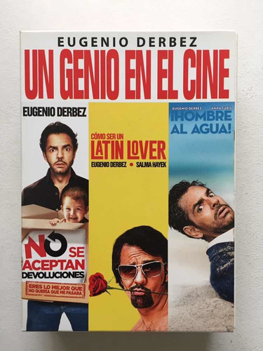 Lote 3 Dvd - Eugenio Derbéz: Un Genio En El Cine (seminuevo)