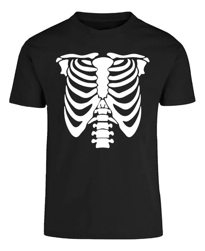 Playera Disfraz Esqueleto Halloween Dia Muertos Envío Gratis