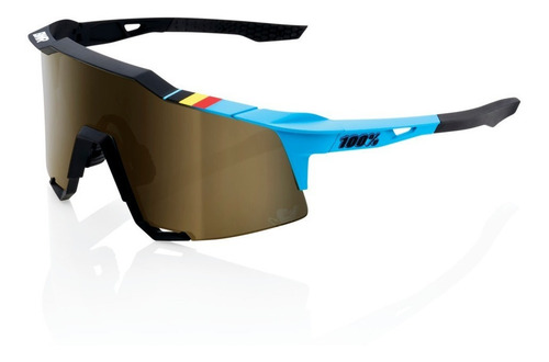 Speedcraft - Bwr Black - Soft Gold Mirror Lens Color De La Lente Dorado Color Del Armazón Negro/azul