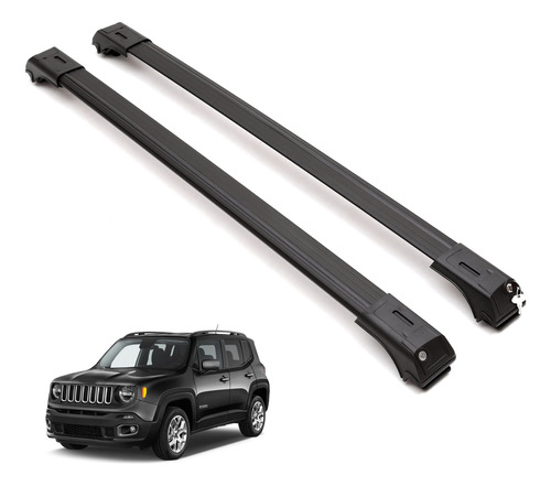 Erkul Barra Transversal Techo Para Jeep Renegade Aluminio