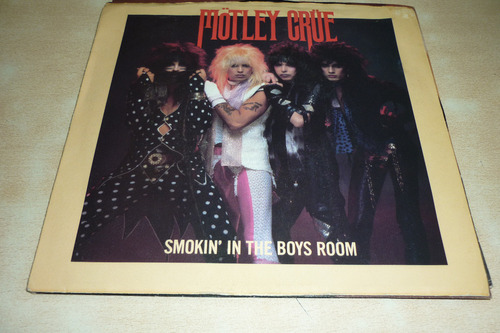 Motley Crue Smokin Boys Room Vinilo Simple Usa Excelente