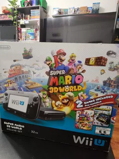 Nintendo Wii U 32gb Super Completa, Llena De Juegos