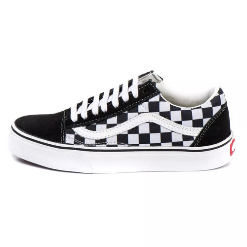 tênis da vans branco e preto