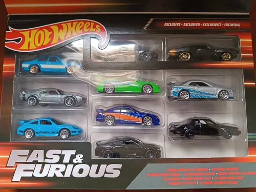 Hot Wheels - Fast & Furious Pack 10 Lacrado | Parcelamento sem juros