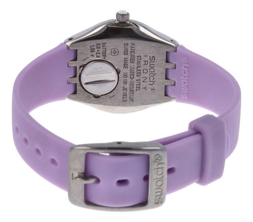 Reloj Para Mujer Swatch *irony*. Morado Plateado Morado (Usado)
