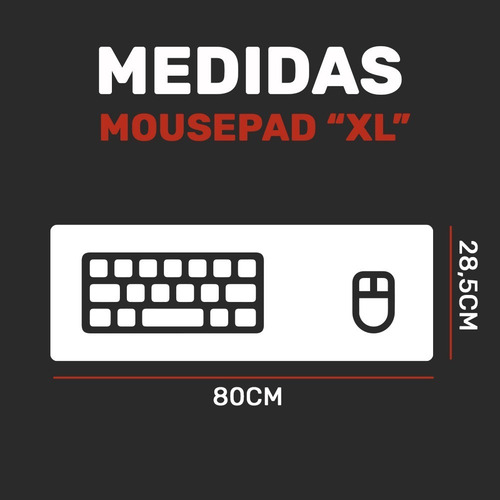 Mousepad Anime Xl *80x28,5cm* Cod:003