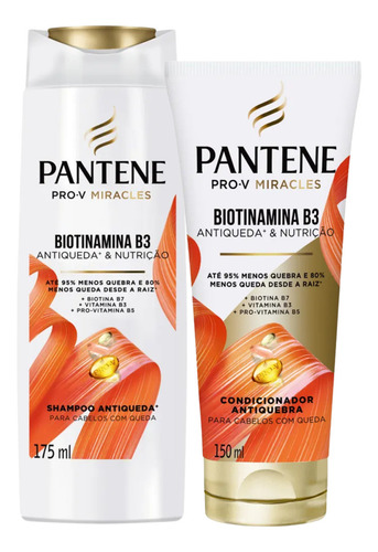 Kit Shampoo E Condicionador Pantene Antiqueda Pro-v 175ml