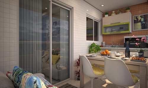 Imagem 3 de 12 de Apartamento 2 Quartos Praia Grande - Sp - Guilhermina - 13327