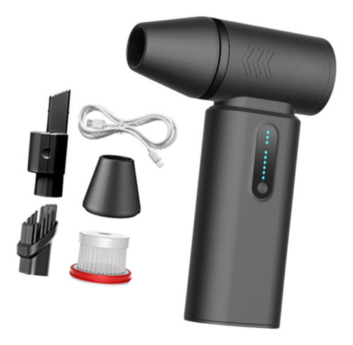 Handheld Mini Ventilador De Alta Velocidad Potente Fan Negro