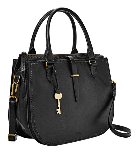 Fossil Bolsa Dama Ryder Satchel Zb7412 Color Negro