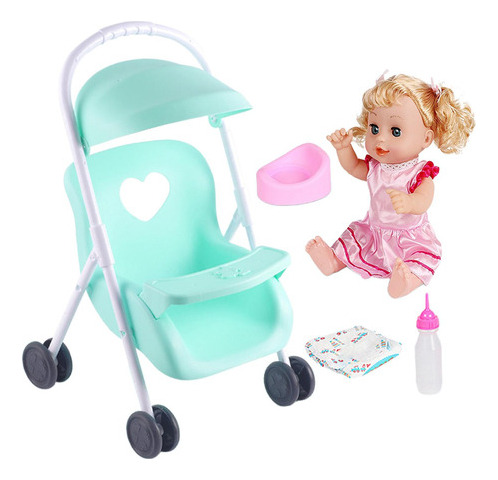 Muñecas Baby Girl Doll Con Cochecitos Para Niños Juguetes