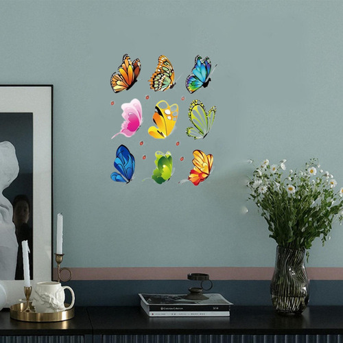 4 Etiqueta De La Pared De Pvc Para La Decoración De La