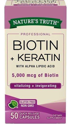 Biotina, Keratina, Y Ácido Alfa Lipoico