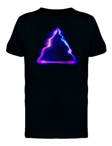 Triángulo De Luz Con Fallo Digital Camiseta De Hombre