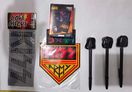 Kiss Baraja De Poker Coleccionable Negro Kiss (Usado)