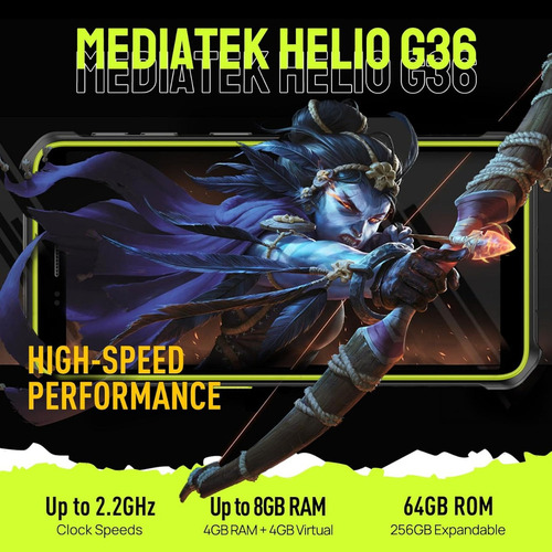 Ulefone Armor X12 Pro Celulares 8gb+64gb Octa-core 4860mah 5,45 Hd+ Cámara 13mp Android 13 Telefono Movil Golpes Gps/nfc/dual Sim
