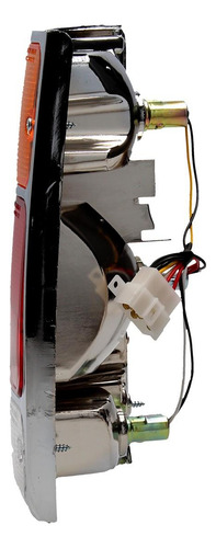 Imagen 3 de 7 de Faro Trasero Borde Cromado Izquierdo Chevrolet Luv 88/96
