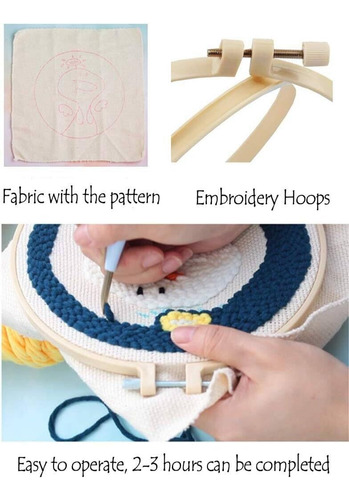 Kit De Bordado Diy Juego Bordado Regalo Hecho A Mano Rubbing