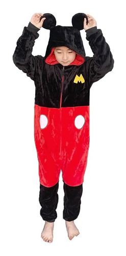 Imagem 1 de 1 de Macacão Kigurimi Infantil De 7 A 8 Anos Mickey Zc 10071147
