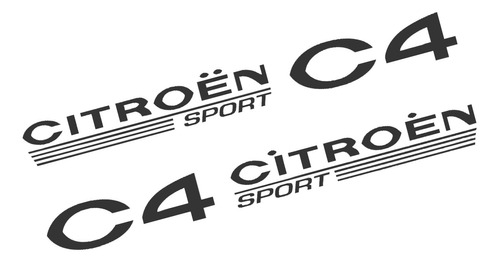 Adesivo Faixa Lateral Citroen C4 Sport Imp29