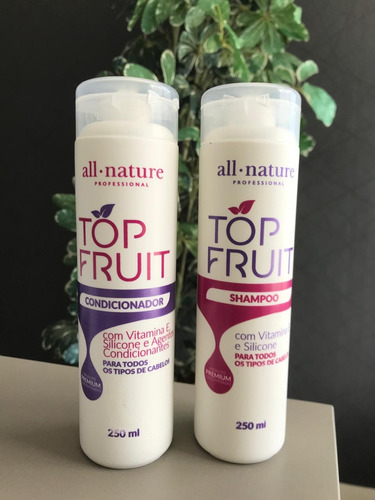 Kit Shampoo E Condicionador Topfruit Vitamina E 2x250ml