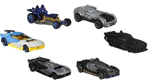 Hot Wheels Paquete De 6 Autos De Personajes De Batman, Insp.