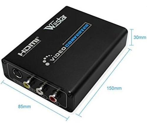 Convertidor De Audio Y Vídeo Wiistar Hdmi A Av Rca Compuesto