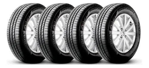Kit 4 Pneus 175/65R14 Continental PowerContact 2 82T Aro 14