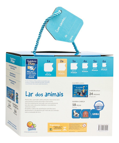 Livro Play Qc Ass 2a Lar Dos Animais edição 1 capa mole 2023 em português editorial Todolivro