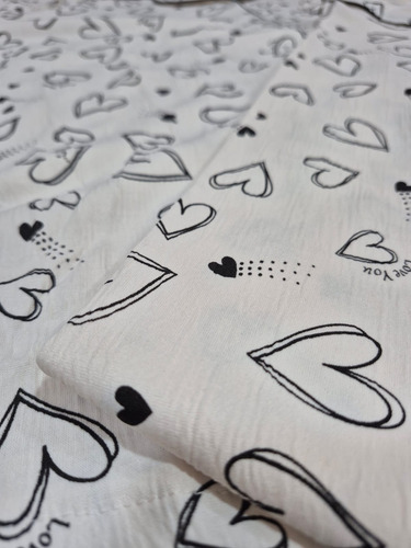 Pijama Seda Mujer Botones Pantalon Fresca Corazones Moda