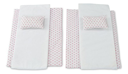 Muñeca Rosa Emily Ropa Muebles Cama Cama De 18 Pulgadas | Co