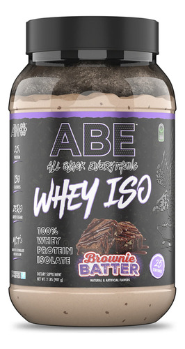 Abe Proteínas Whey Iso Polvo 900g Plástico