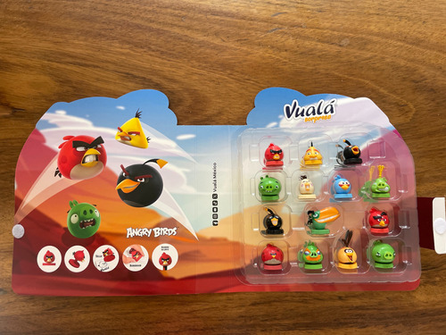 Coleccionador Vualá Angry Birds Color Figuras Incluidas 14 P