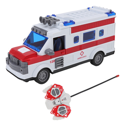 Rc Ambulancia Toy Control Remoto Niños S Cuatro Vías Luces