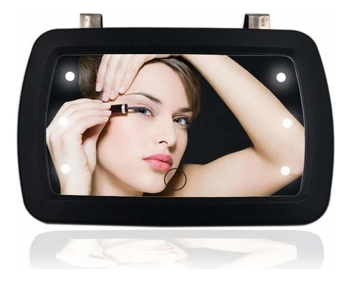 Makeup Mirror For Car With Led Light For Visera