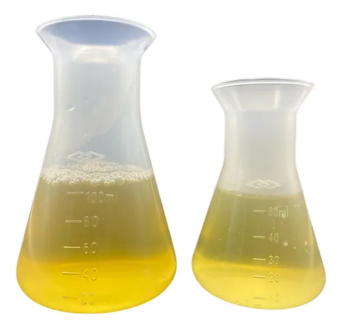Frasco Erlenmeyer Plástico 50 Ml 100 Ml Laboratorio Educativ
