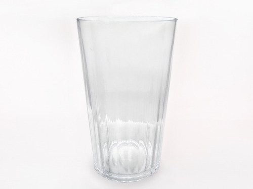 Vaso Plástico Duro Facetado Símil Vidrio X12u Descartable 