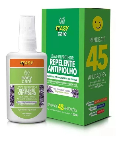 Easy Care - Leave-in Protetor - Spray Repelente Antipiolho!!