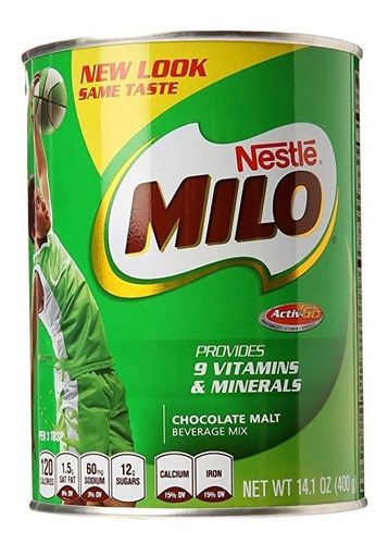 Nestlé Milo Bebida De Malta Mix, Chocolate, 14,1 -ounce