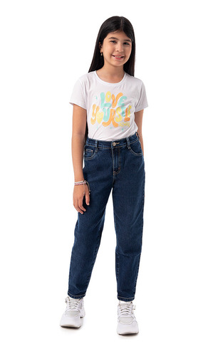 Pantalon Cargo Denim Stretch Pionier Lara Niña