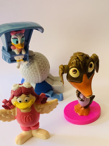 3 Juguetes Colección Mcdonald's Disney Y Chiken Little (Usado)