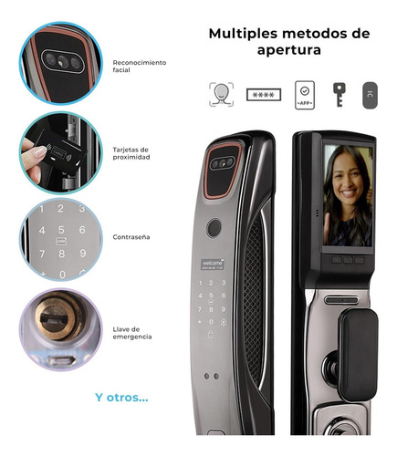 Cerradura Electrónica Inteligente Con Reconocimiento Facial