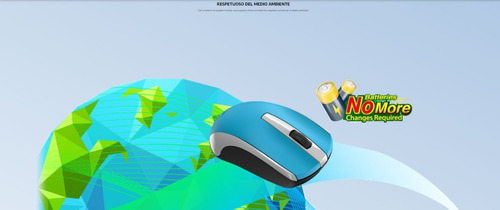 Mouse inalámbrico recargable Genius ECO-8100 rojo