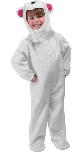 Disfraz Para Niña Oso Polar Talla Toddler Halloween 
