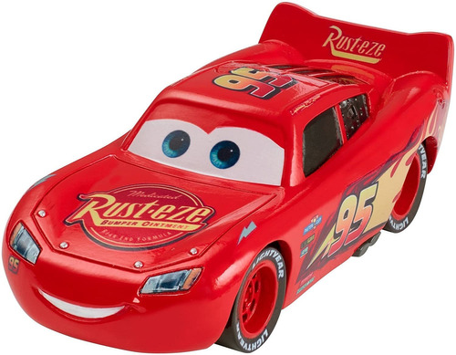 Coche De Juguete Disney Cars, El Rayo Mcqueen, Escala 1:55