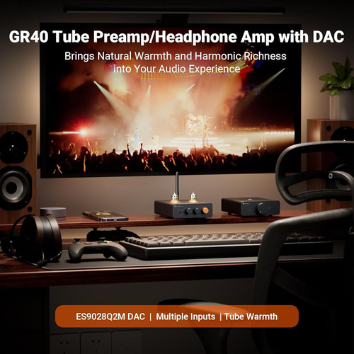 Preamplificador Fosi Audio Gr40 Con Dac Y Bluetooth 3.5mm