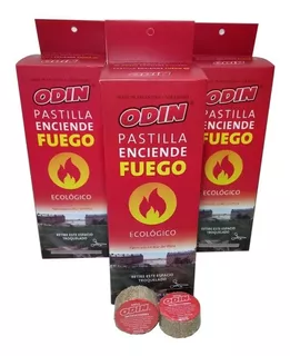 Pastillas Enciende Fuego Odin X 3 Cajas